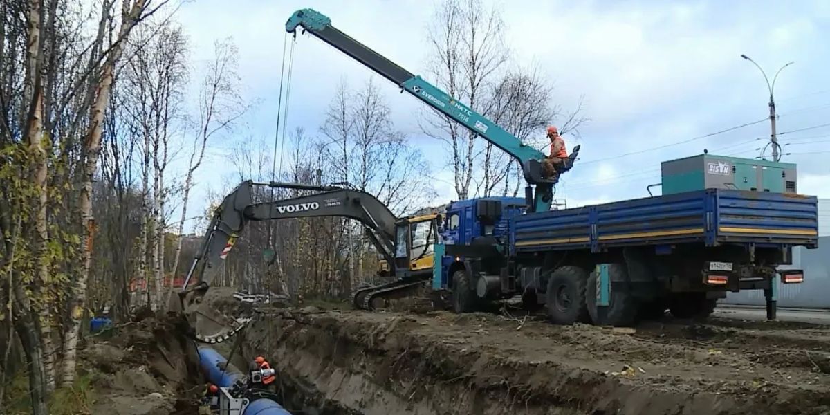 В Мурманске меняем трубы, которым почти 60 лет В Мурманске меняем трубы, которым почти 60 лет