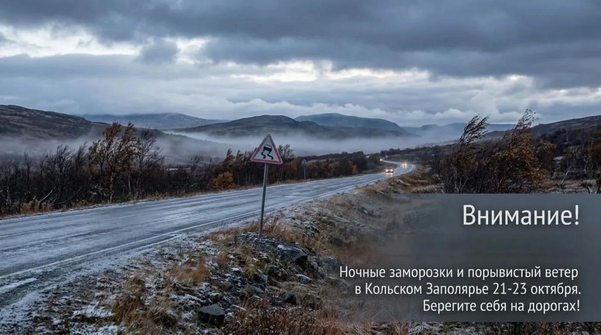 В ближайшие дни в Кольском Заполярье ожидаются ночные заморозки и порывистый ветер
