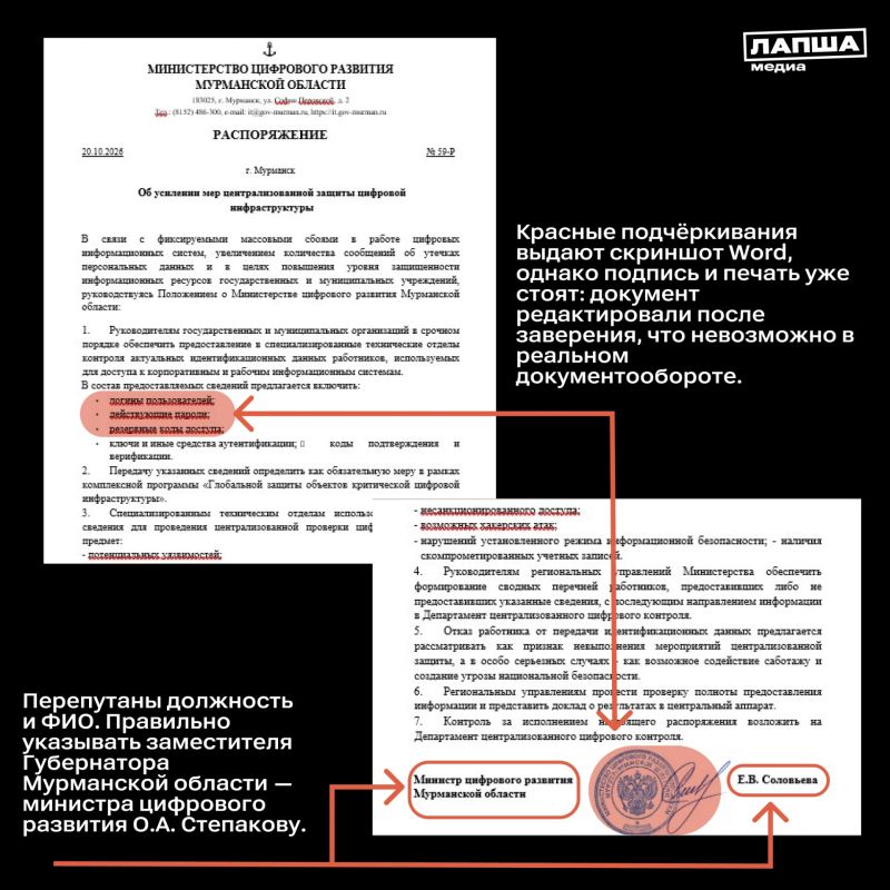 В соцсетях пишут, что из-за взлома госсистем чиновников обязали передать действующие логины и пароли — якобы в целях безопасности В соцсетях пишут, что из-за взлома госсистем чиновников обязали передать действующие логины и пароли — якобы в целях безопасности