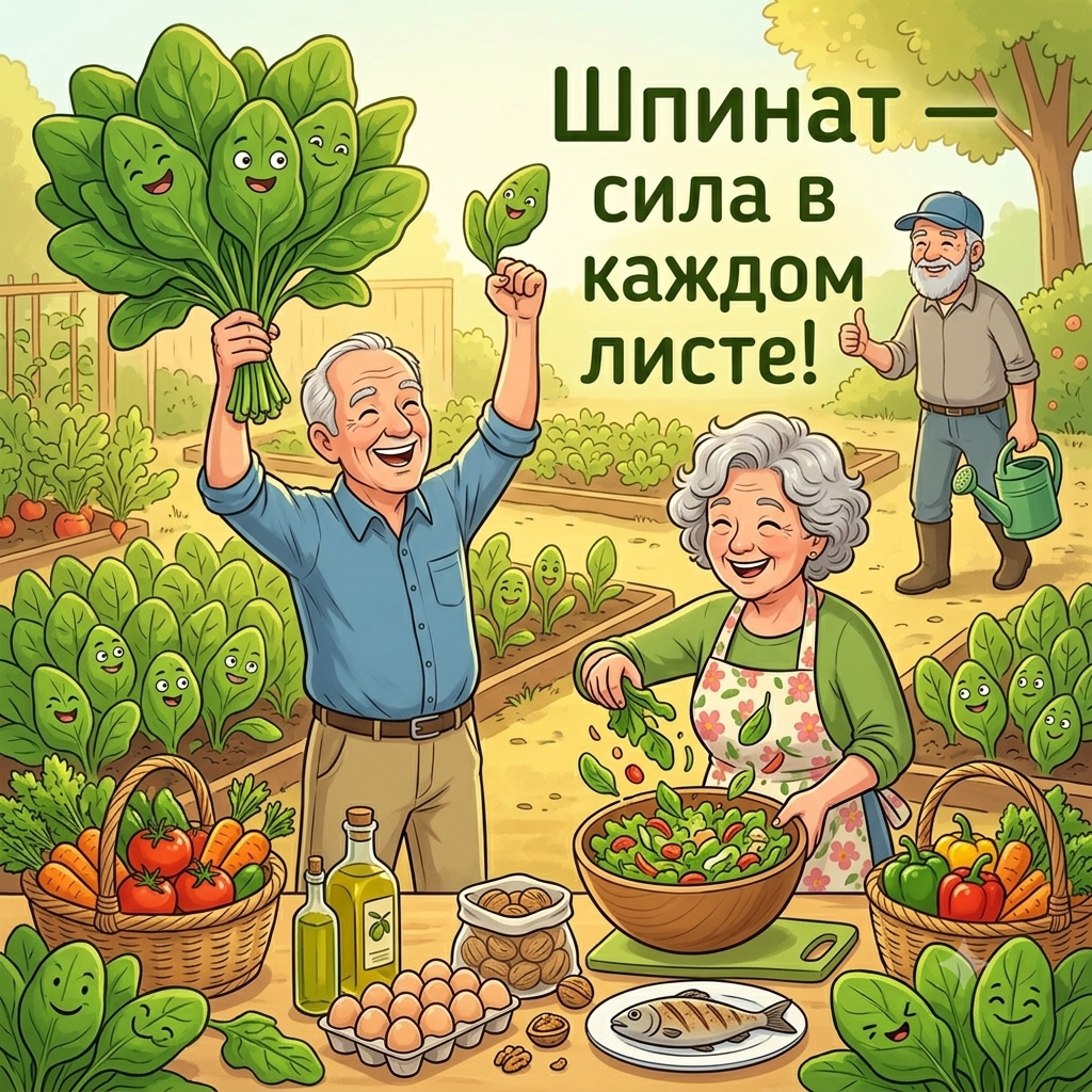 Шпинат в тарелке: чем полезна зелень для зрения, костей и сердца