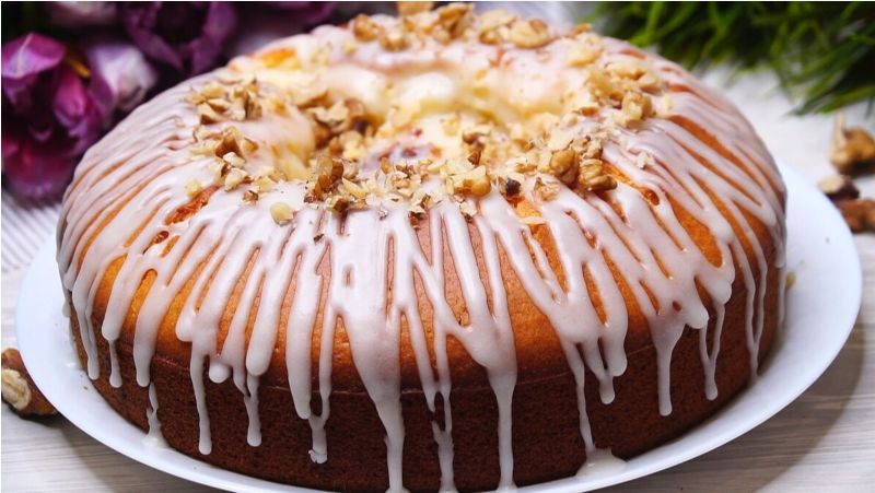 Уникальный сладкий пирог «Вулкан» – простой и эффектный десерт для чаепития
