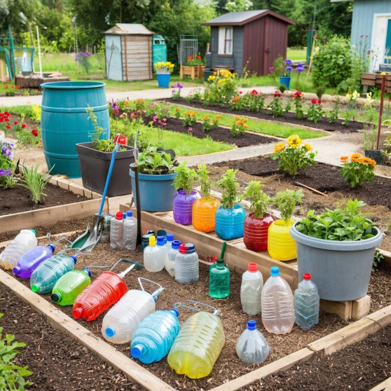 Как превратить пластиковые бутылки в полезные органайзеры для сада