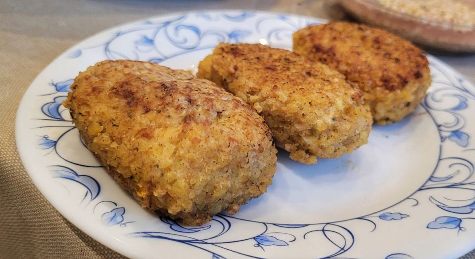 Солнечные котлетки из пшена