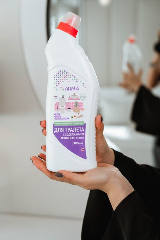 Чистота без усилий: универсальный гель для туалета с активным хлором