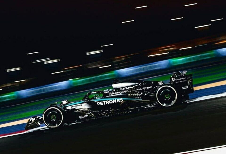 Джордж Расселл: финальные круги гонки стали настоящим испытанием