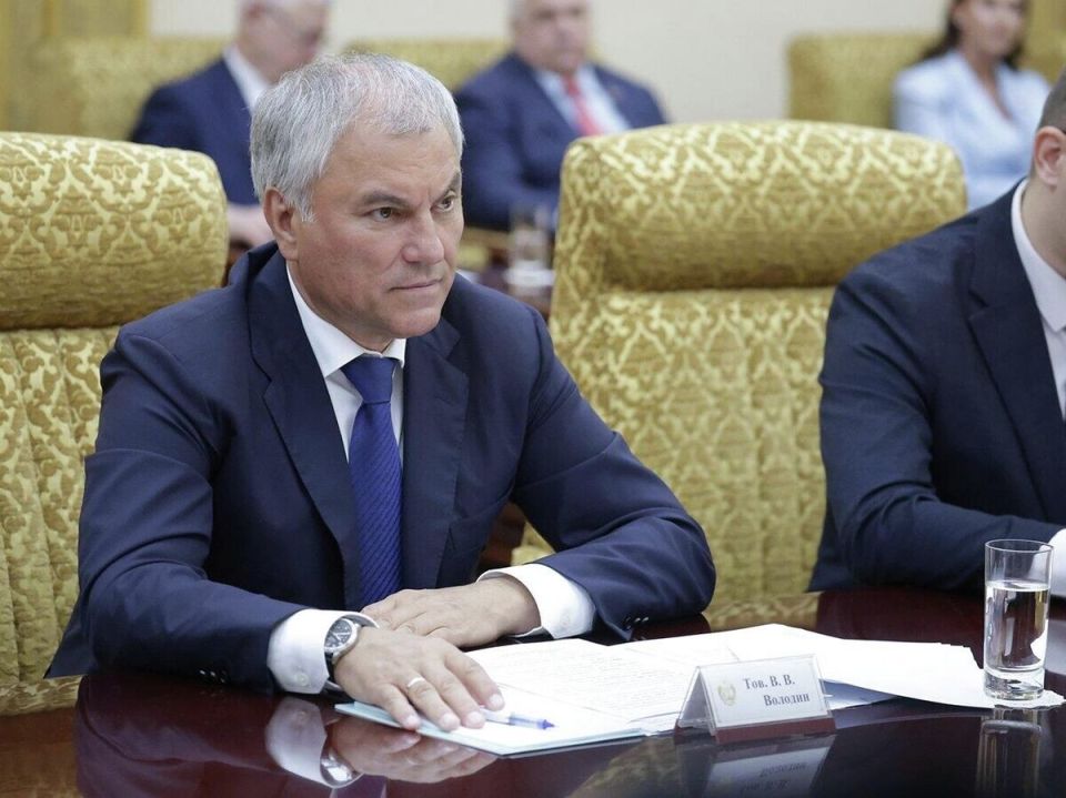 Володин призывает к применению оружия возмездия в Украине